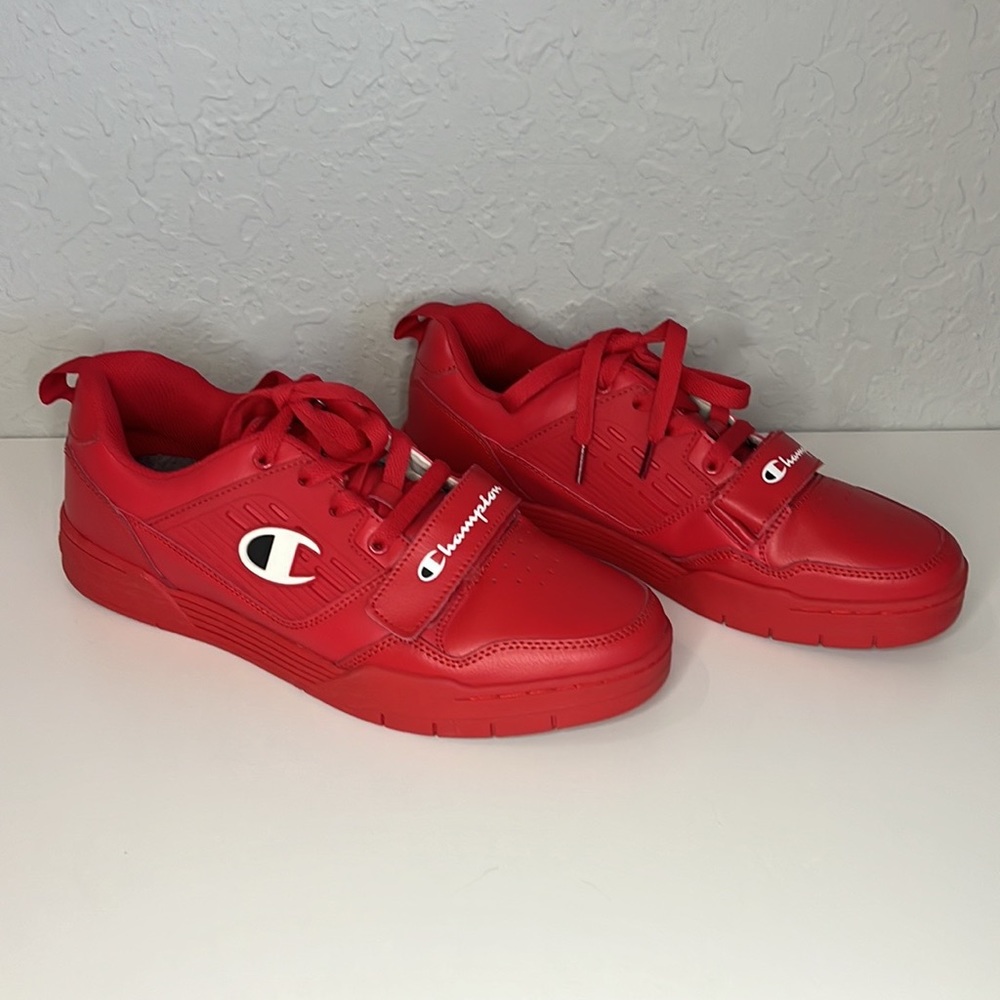 Champion red shoes size 9.5